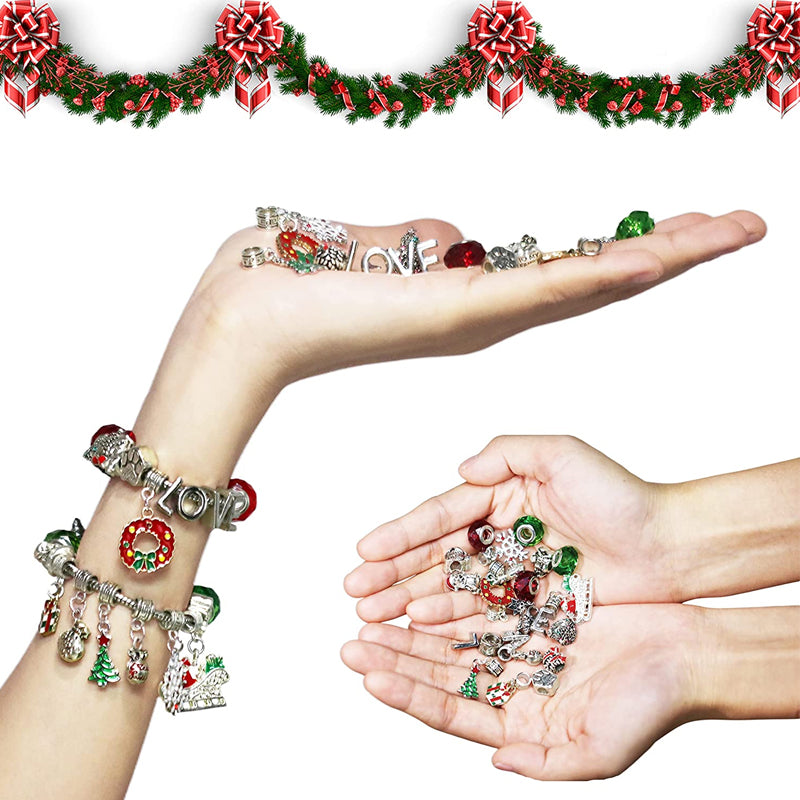 Calendrier de l'Avent 24 jours - Set de bracelets de Noël
