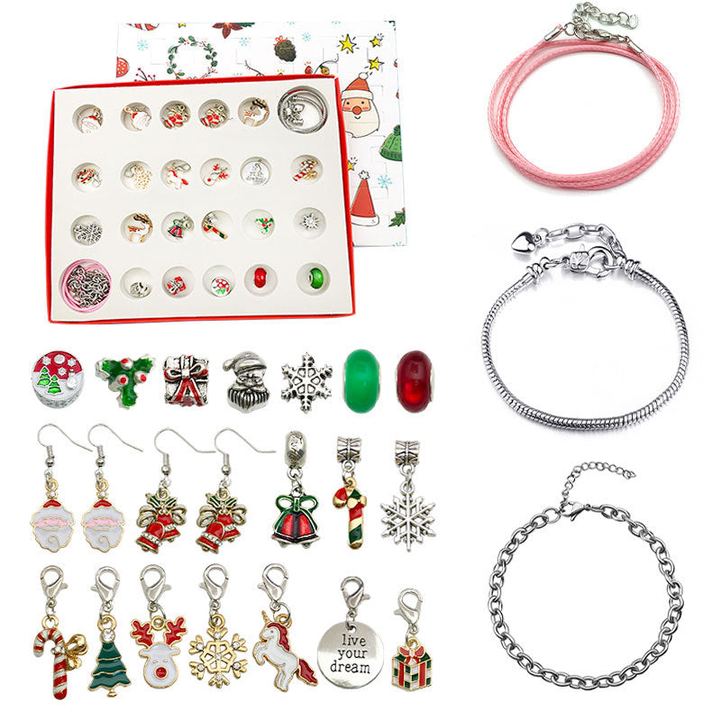 Calendrier de l'Avent 24 jours - Set de bracelets de Noël